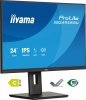 IIYAMA Monitor 24 cale XB2495WSU-B1  IPS,16:10,350cd,4ms,HDMI, 100Hz,1500:1, 4xUSB,2x2W,HAS150 (PIVOT)